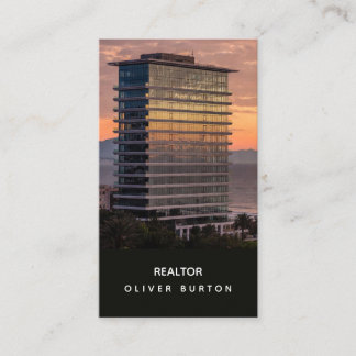 Business card professional real estate agent