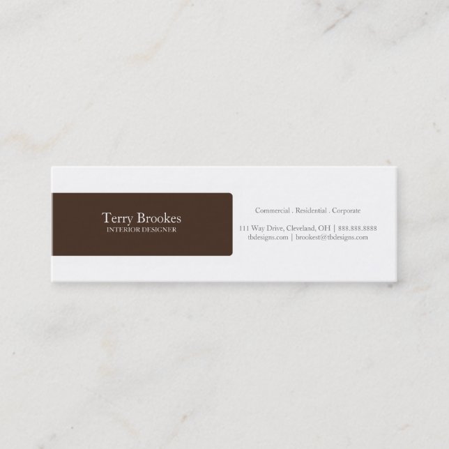 Business Card | Profile |br (Front)