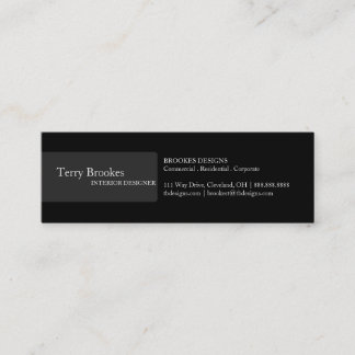 Business Card | Profile III |blk