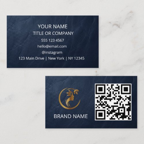 Business Card, QR Code |  LUXY Design Card