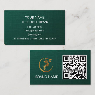 Business Card, QR Code |  Modern Design Card