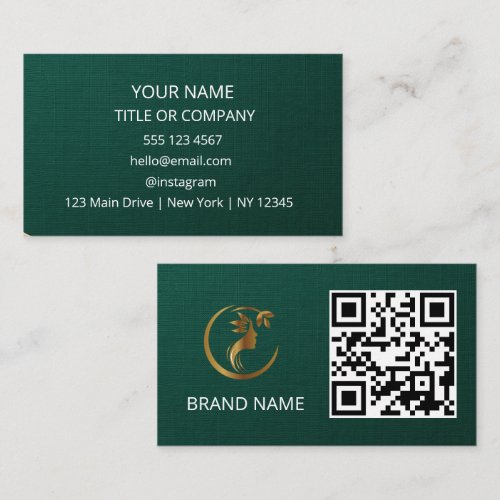 Business Card, QR Code |  Modern Design Card