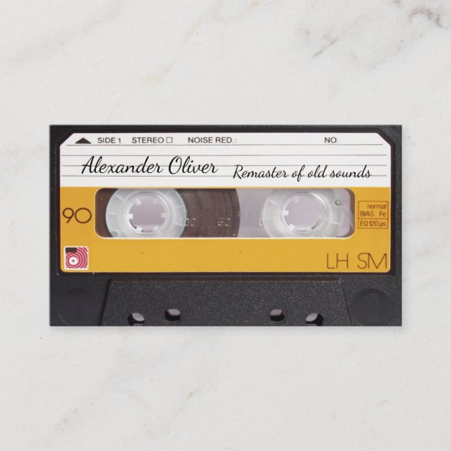 Business card Remaster Cassette Covers (Front)