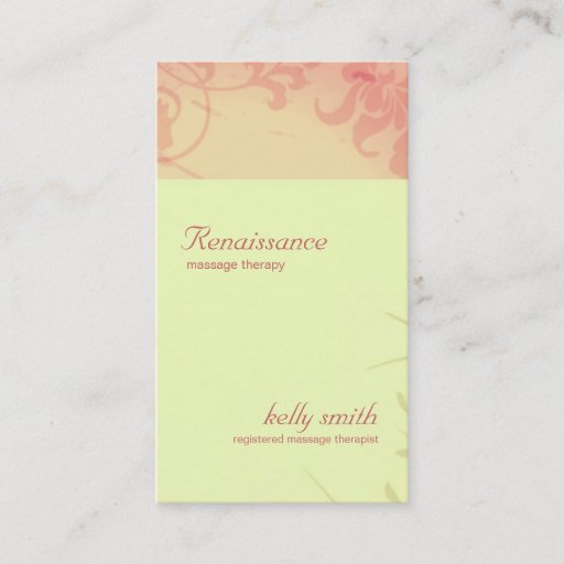 Customizable Business Card - Renaissance 2