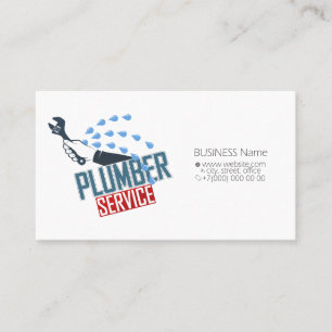 Business card repair and plumbing service
