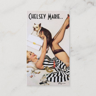 Business Card Retro Pinup