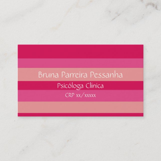 Business card rose listrasdo (Front)