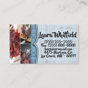 Business Card Rustic Tin Panel Ceiling Country Wes