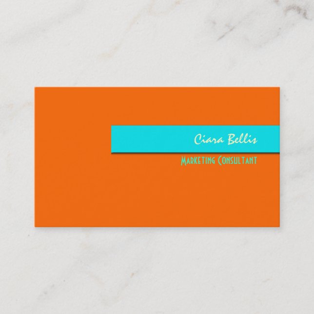 Business Card, sassy {customizable background} Card (Front)