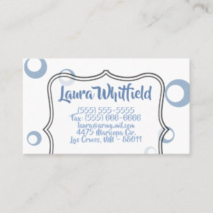 Business Card Seahorse Ocean Beach Water Vacation