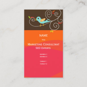 Business Card SEO Marketing Consultant