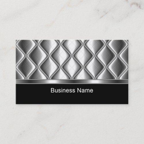 Business Card Silver Tile Trim