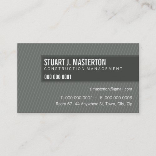 BUSINESS CARD :: simple blocked 3