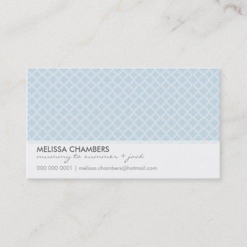 BUSINESS CARD :: simplistic-pattern 1L