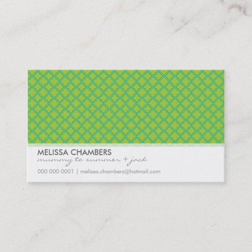 BUSINESS CARD :: simplistic-pattern 2L