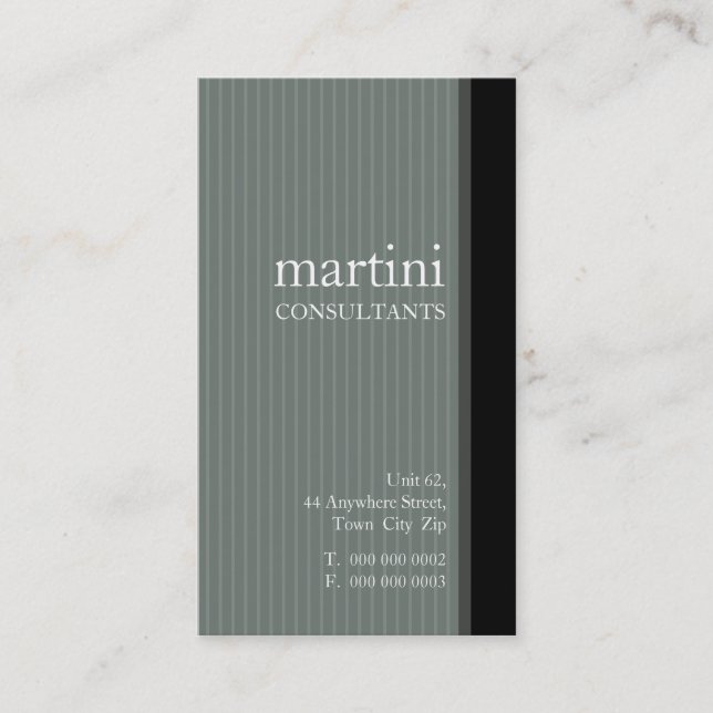 BUSINESS CARD :: simply sleek 8 (Front)