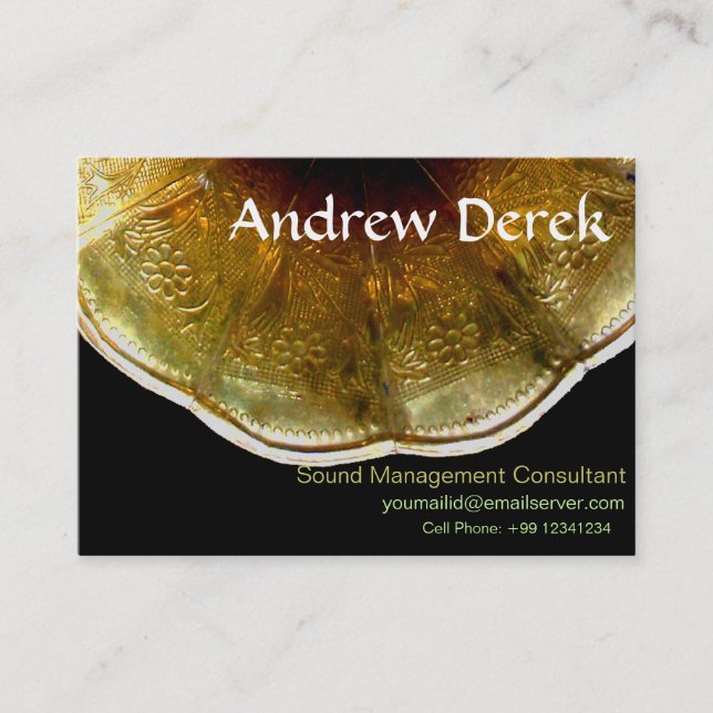 Business Card - Sound and Music (Front)