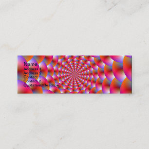 Business Card Spheres in Pink and Violet
