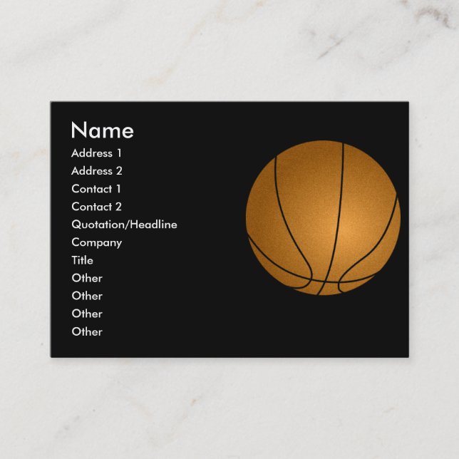 business card - sports (Front)