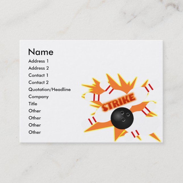 business card - sports (Front)