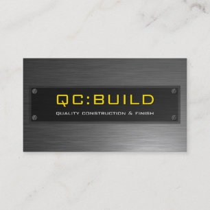 BUSINESS CARD :: stainless steel riveted 1