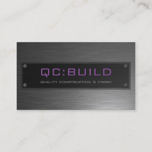 BUSINESS CARD :: stainless steel riveted 9