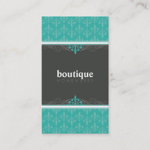 BUSINESS CARD stylish fleur de lis