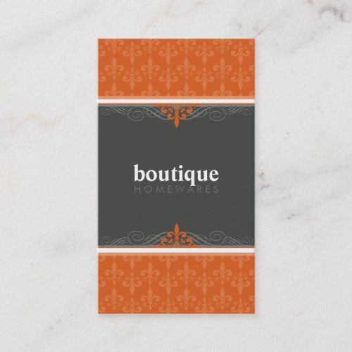 BUSINESS CARD stylish fleur de lis