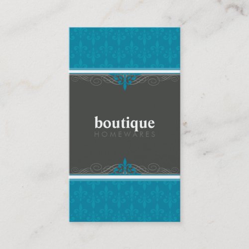 BUSINESS CARD stylish fleur de lis