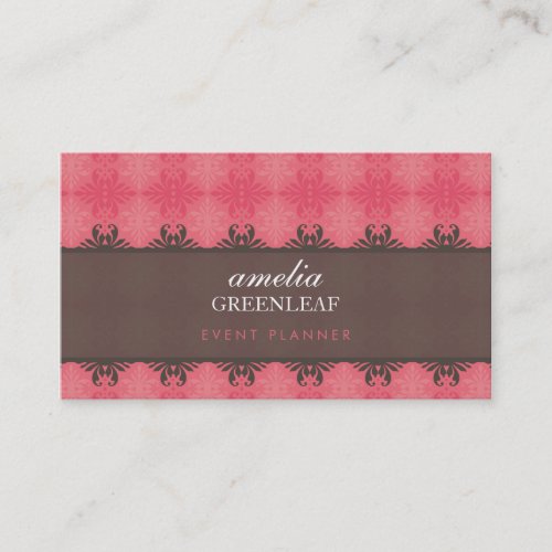 BUSINESS CARD :: stylish patterned 11