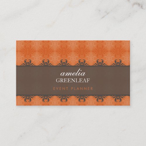 BUSINESS CARD :: stylish patterned 4