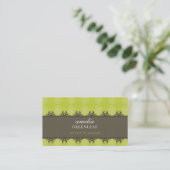 BUSINESS CARD :: stylish patterned 7 (Standing Front)