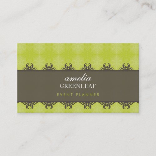 BUSINESS CARD :: stylish patterned 7