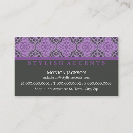 Customizable BUSINESS CARD :: stylishly antiqued L11
