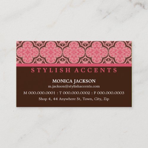 BUSINESS CARD :: stylishly antiqued L5