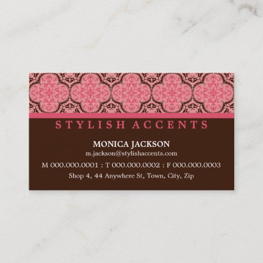 Customizable BUSINESS CARD :: stylishly antiqued L5