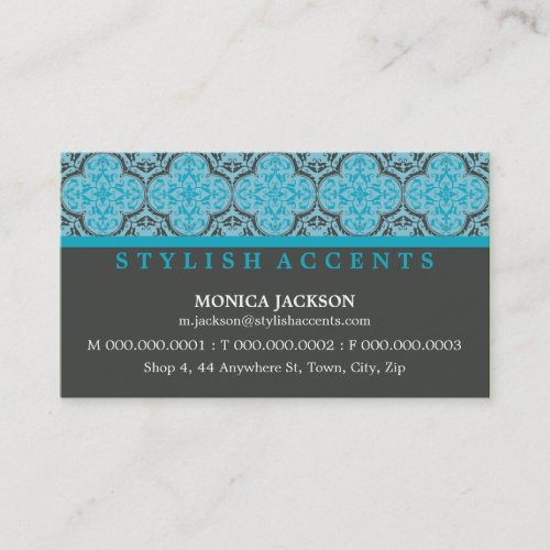 BUSINESS CARD :: stylishly antiqued L6
