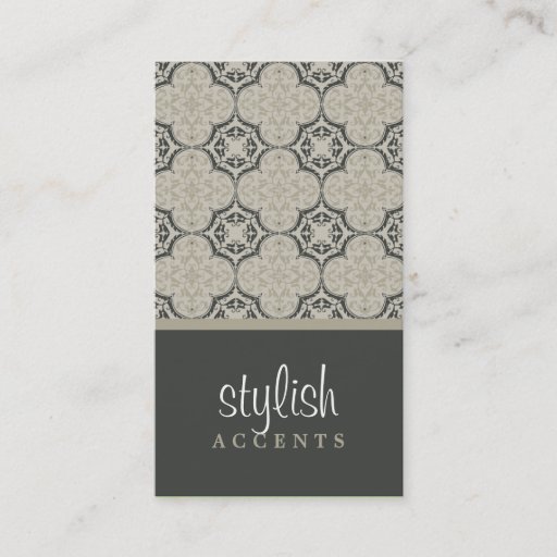 Customizable BUSINESS CARD :: stylishly antiqued P3