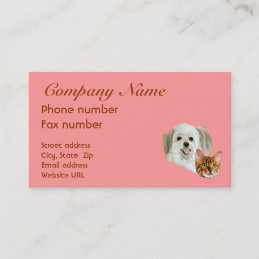 Customizable Business Card Template