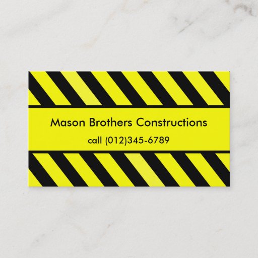 Customizable business card template