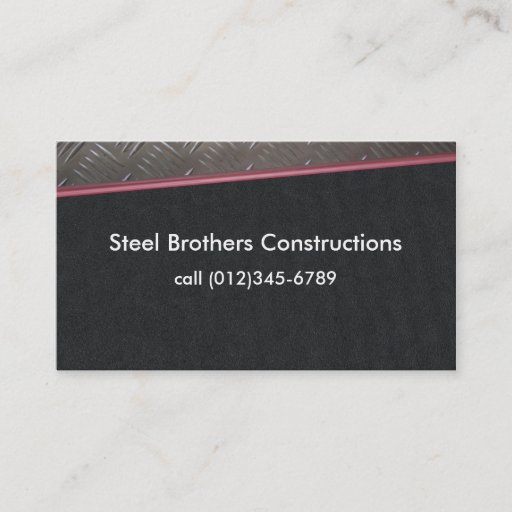 Customizable business card template