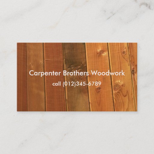 Customizable business card template