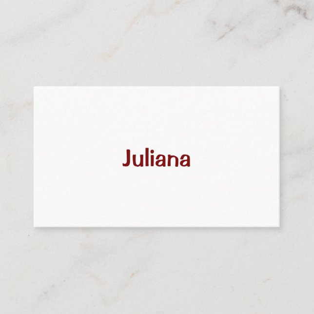 Business Card Template (Front)