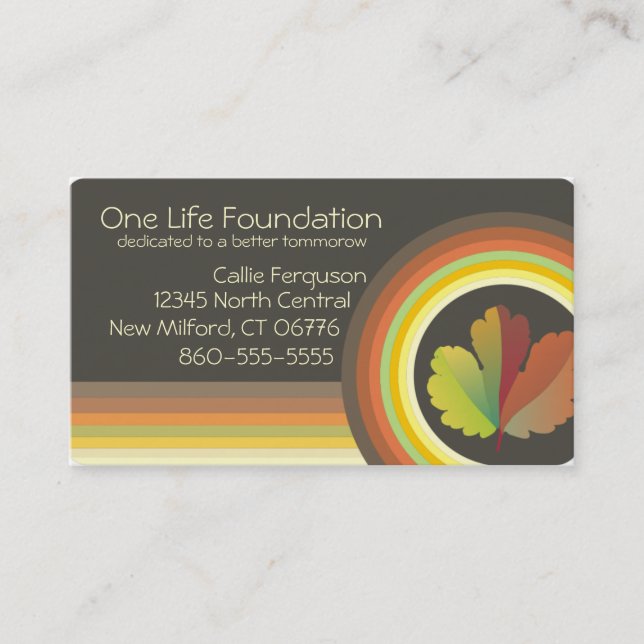 Business Card Template 10 (Front)