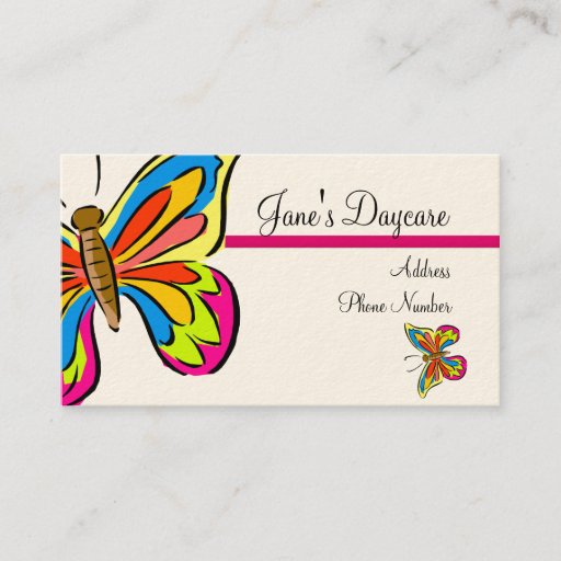 Customizable Business Card Template **Butterflies 1