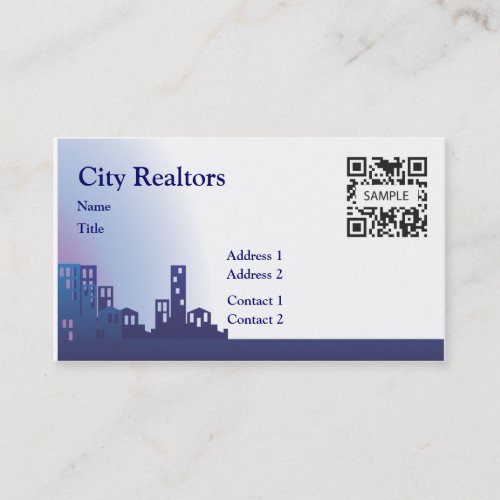 Business Card Template City Realtors