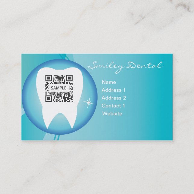 Business Card Template Dental Care (Front)