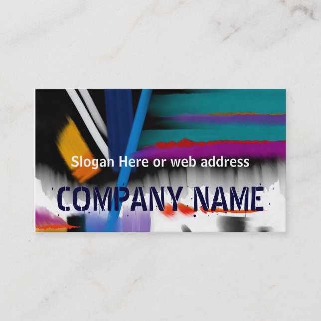 Business Card Template Fill - Strategic Upswing (Front)