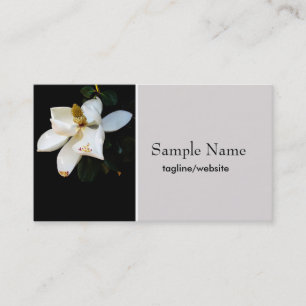 business card template magnolia original photo art