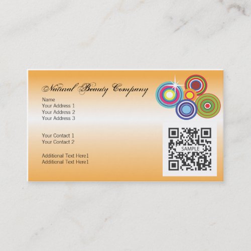 Business Card Template Perfume
